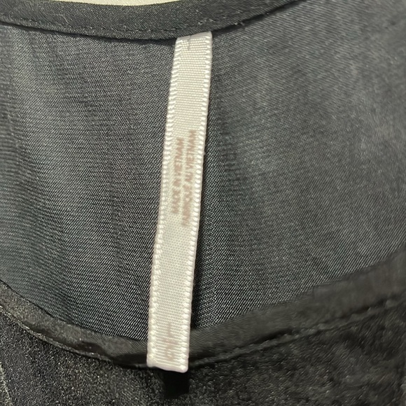 Black Silk-like Slip - Picture 2 of 5